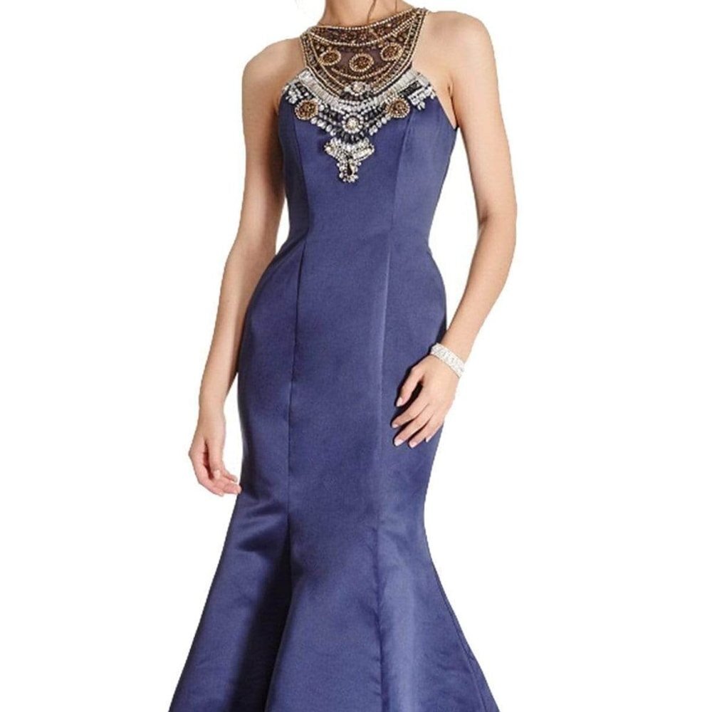 Aspeed Design L1720 Evening Dress Navy size Xs